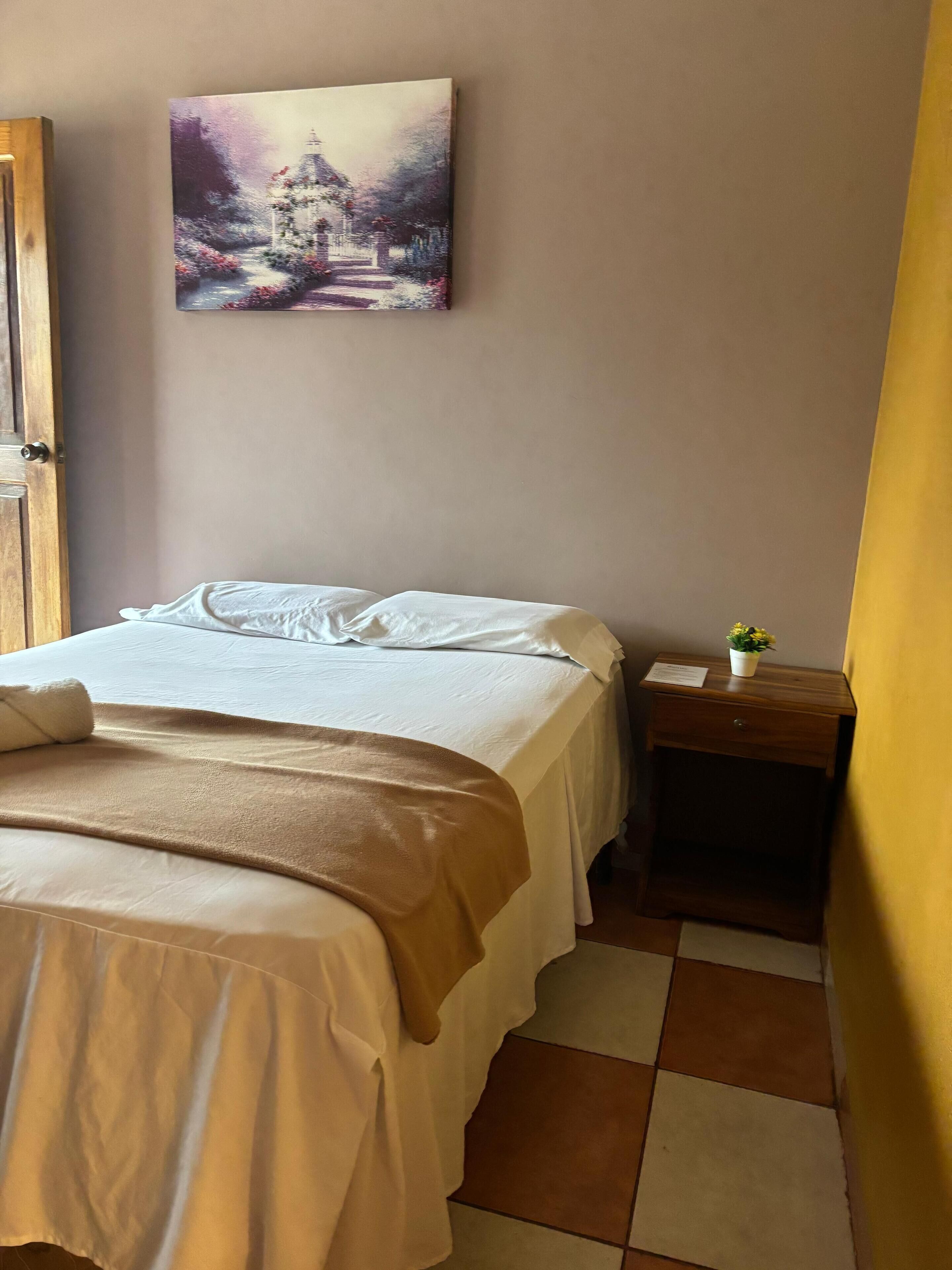 iron/ironing board, free wifi, bed sheets