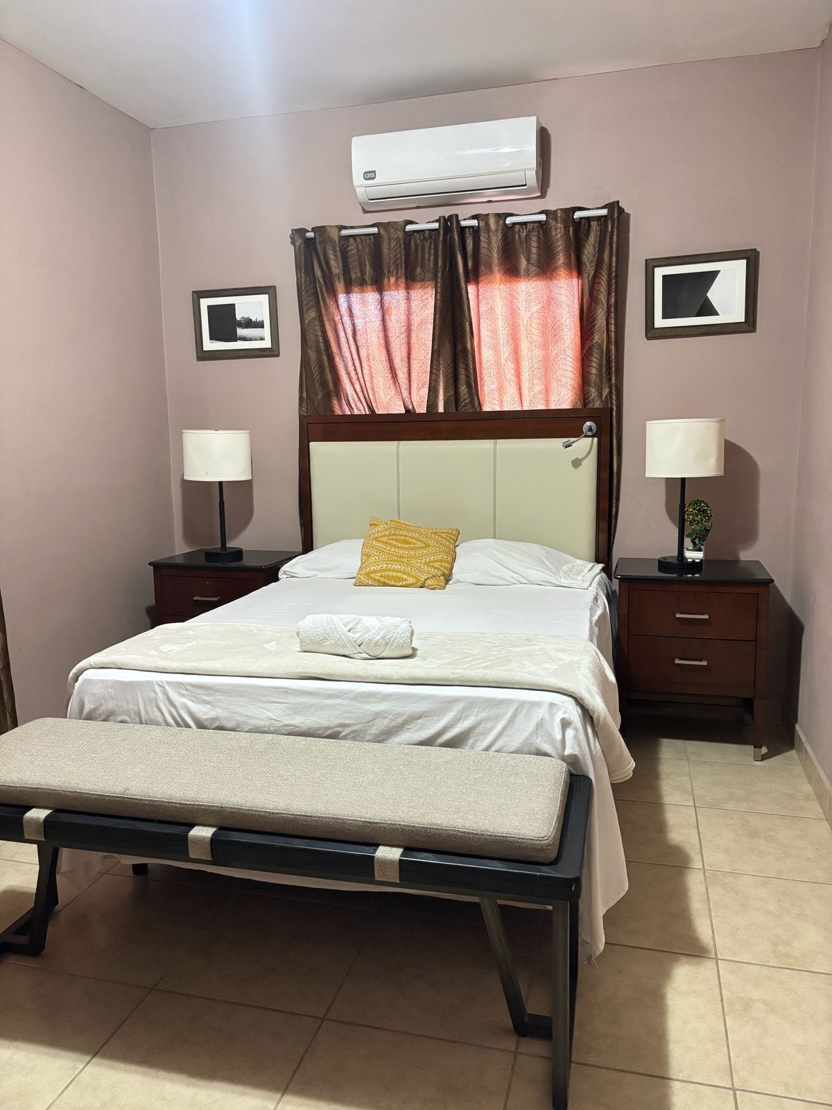 iron/ironing board, free wifi, bed sheets