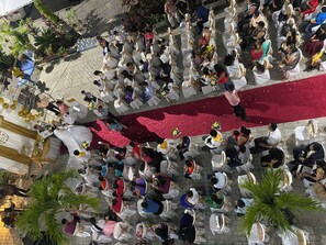 Terrace/patio - Hotel y Restaurante Las Adas y Estrellas (Melchor de Mencos)