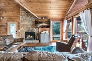 Smart TV, fireplace, video games, table football