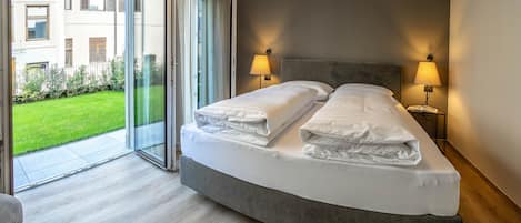 2 bedrooms, free WiFi, bed sheets, wheelchair access