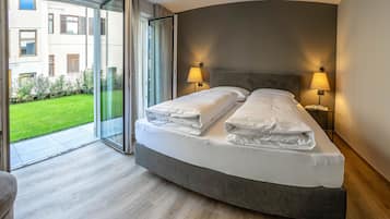 2 bedrooms, free WiFi, bed sheets, wheelchair access