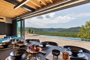 Outdoor dining - Villa Paradise Found with Pool (Golubići)