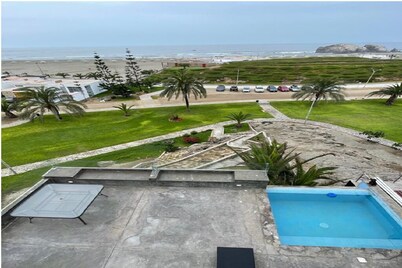 Beach House with Pool