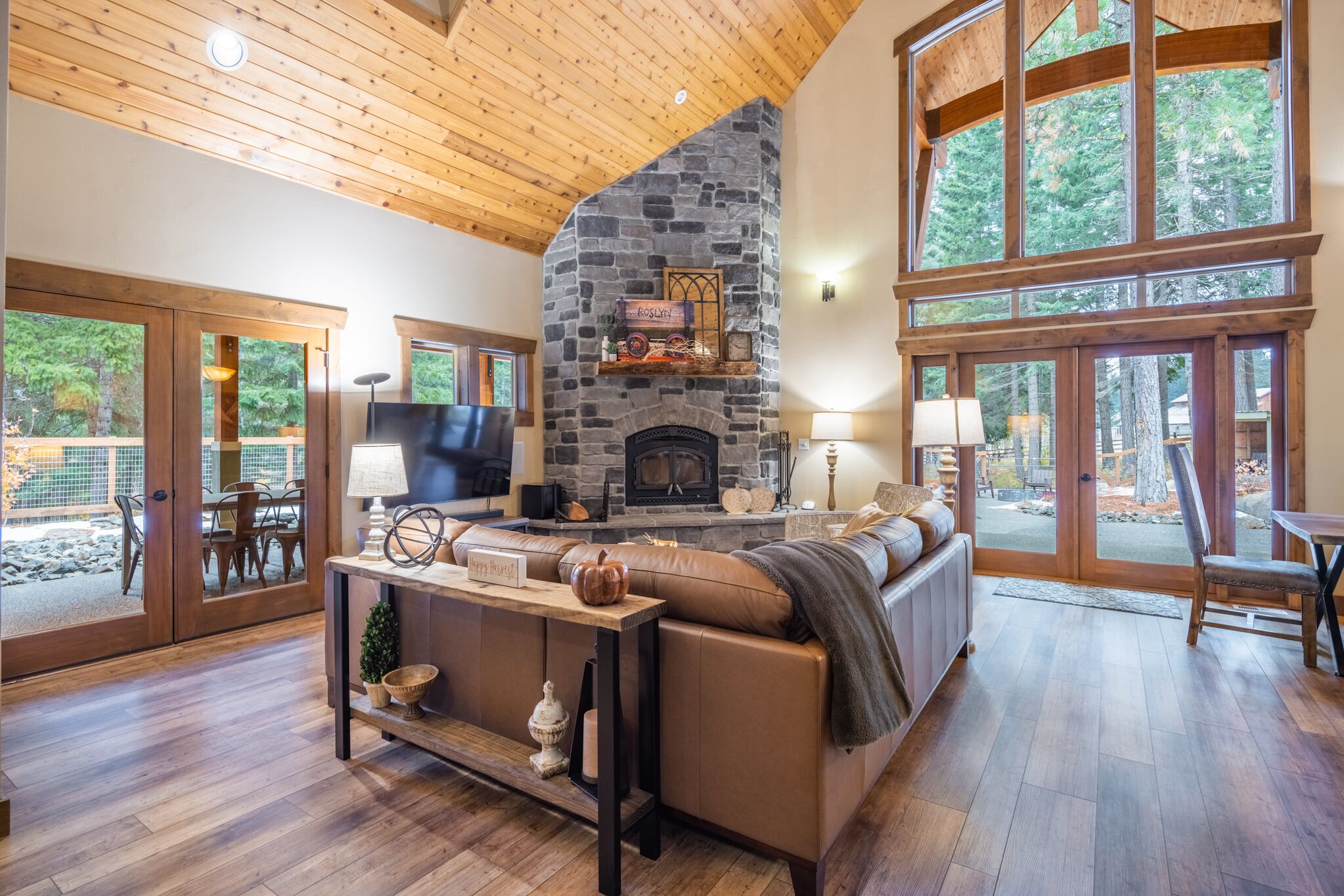 تلفزيون ذكي، مدفأة، ألعاب فيديو، مكتبة فيديو