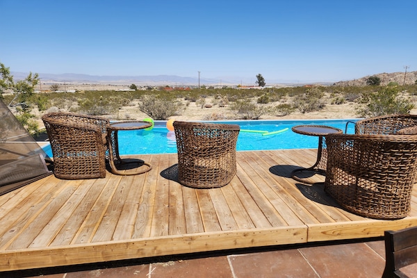 AuĂenpool, beheizter Pool