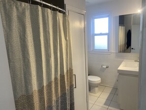 Combined shower/tub
