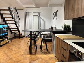 Apartment, 1 Bedroom, Balcony, City View | Interior - Maisonette Near Beach & City Center (Heraklion)