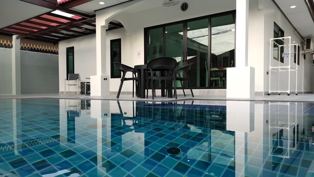 Villa, 3 Bedrooms, Accessible, Smoking | Pool - Private Pool With Jacuzzi & Kids Pool @ Royal Park (Pattaya)
