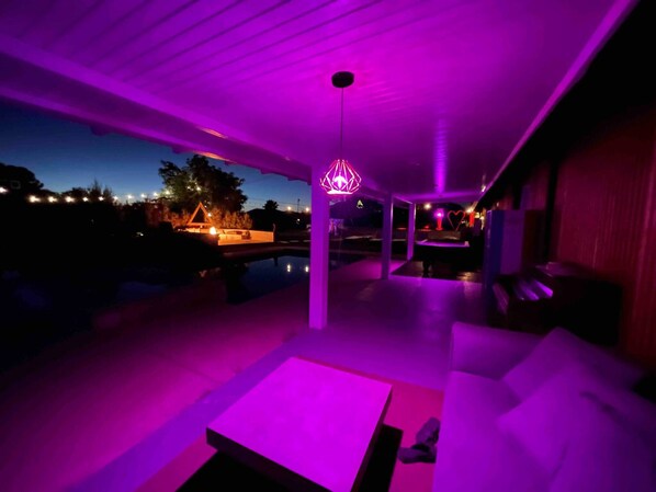 Apartment, 1 Bedroom | Property grounds - air Vinyasa Wineries Fire Pit Pool (Temecula)