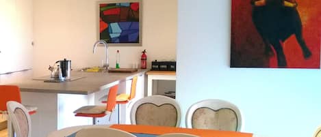 Appartement, 2 chambres, balcon, vue sur le jardin | Intérieur