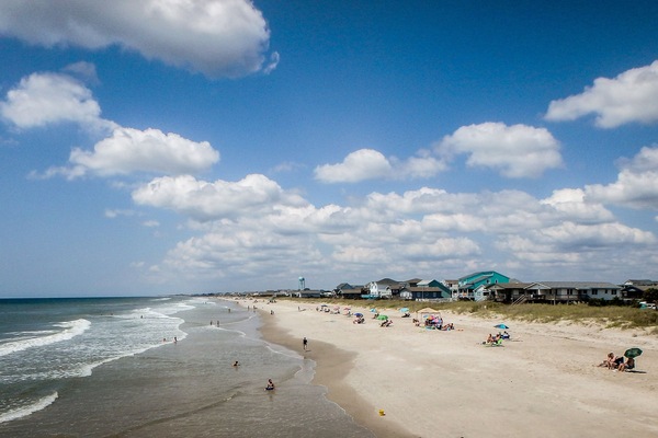 Beach nearby, white sand