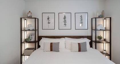 Basement Unit · The NEON Spot - Work station, KING bed