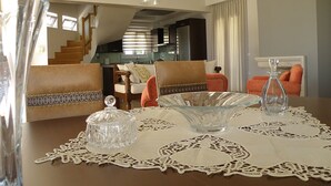 House, 2 Bedrooms, Smoking, Balcony | Dining room - "amazing 2 Bedrooms Maisonette on the Chersonissos" (Hersonissos)
