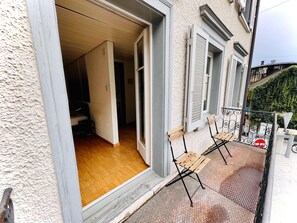 Apartment, 1 Bedroom, Smoking, Balcony | Balcony - Newly Furnished Beautiful old Building Apartment in the Center With Apple TV O1 (St. Gallen)