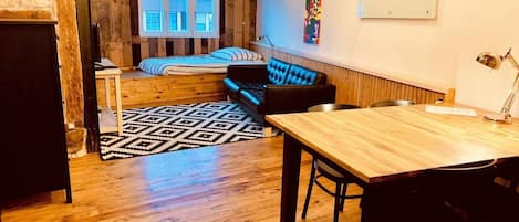 Apartment, 1 Schlafzimmer, Stadtblick | Wohnbereich