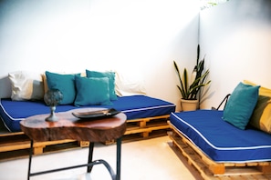 Apartment, 1 Bedroom | Living area - Ti Lakaz an Apartment With Garden Near the sea (Tamarin)