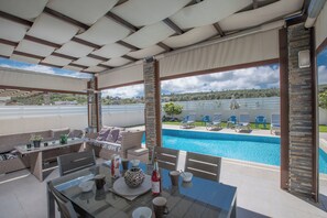 Villa, 4 Bedrooms, Private Pool, Garden View | Outdoor dining - Protaras Holiday Villa An8 (Paralimni)