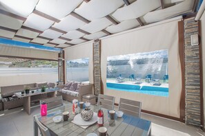 Villa, 4 Bedrooms, Private Pool, Garden View | Outdoor dining - Protaras Holiday Villa An8 (Paralimni)