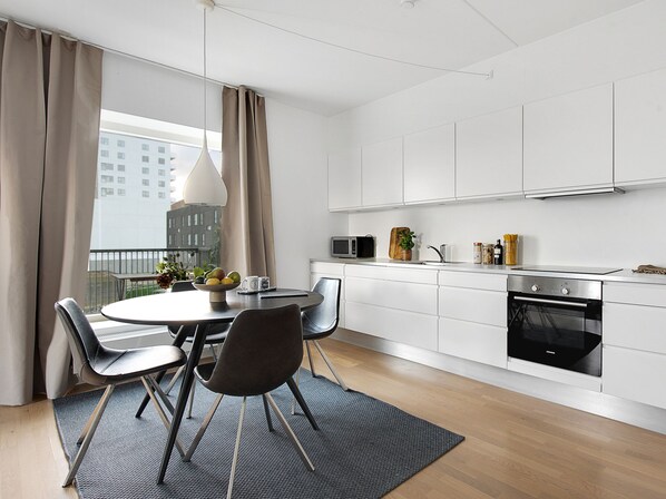 Apartment, 1 Bedroom, Balcony, City View | Dining - Sanders Arena - Petite 1-bdr Apt Close to Metro (Copenhagen)
