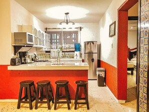 Appartement, 4 chambres, balcon, vue jardin | Cuisine privée