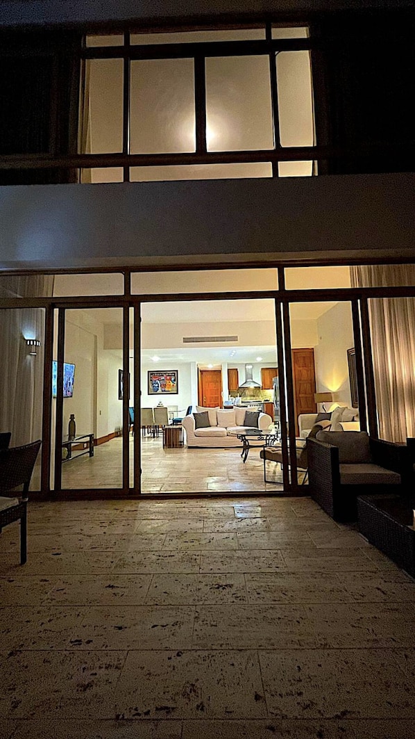 Entrada de la propiedad