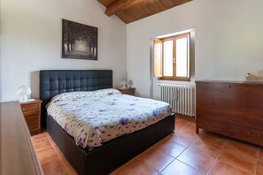 Room, 1 Bedroom, Fireplace, Garden View | 1 bedroom - Bed Breakfast In Vino Veritas, Relax and Quiet Above the Marches Hills (Arcevia)