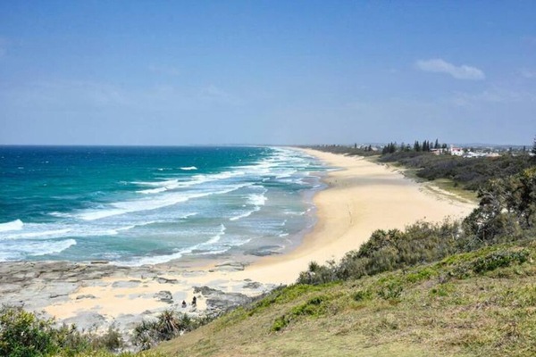 On the beach, beach towels