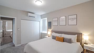 2 bedrooms, desk, iron/ironing board, free WiFi