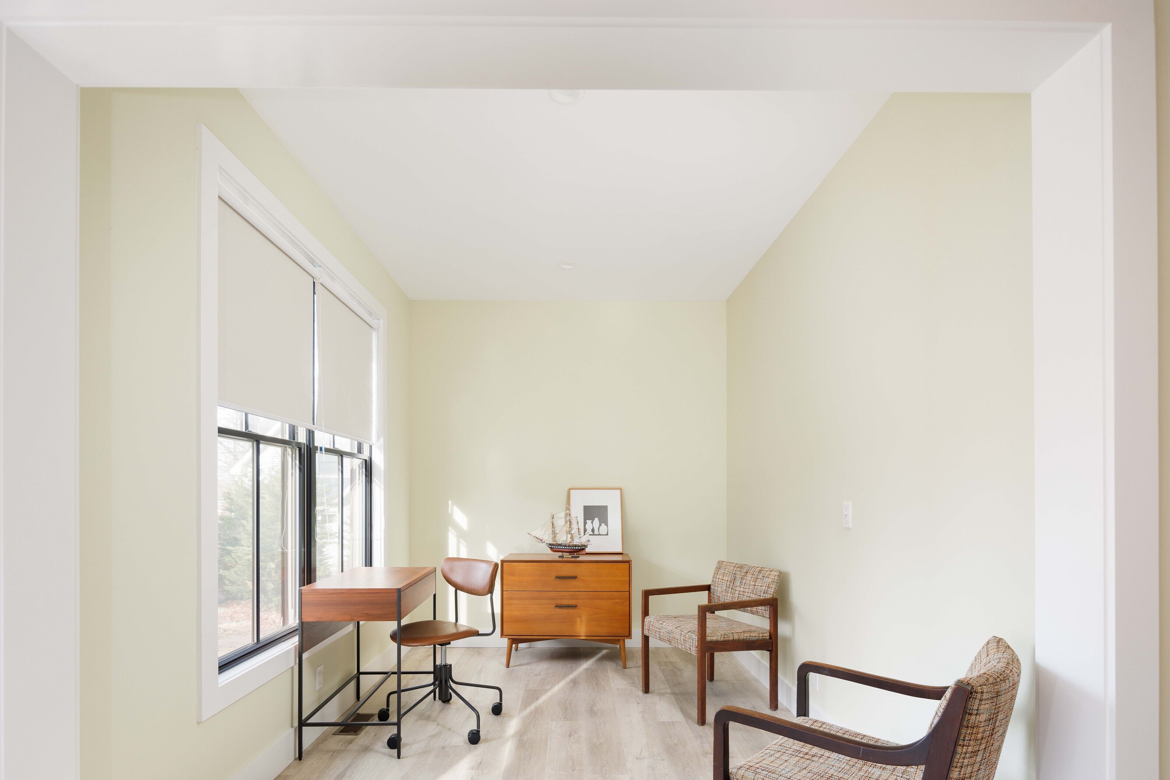 Main Floor Bedroom sitting area and work space