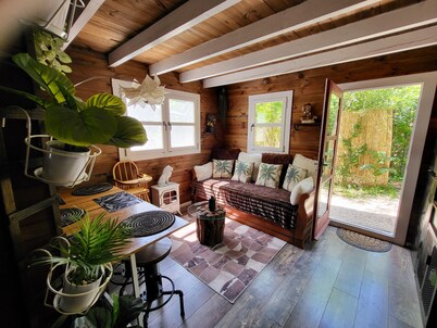 The chalet with jacuzzi and sauna