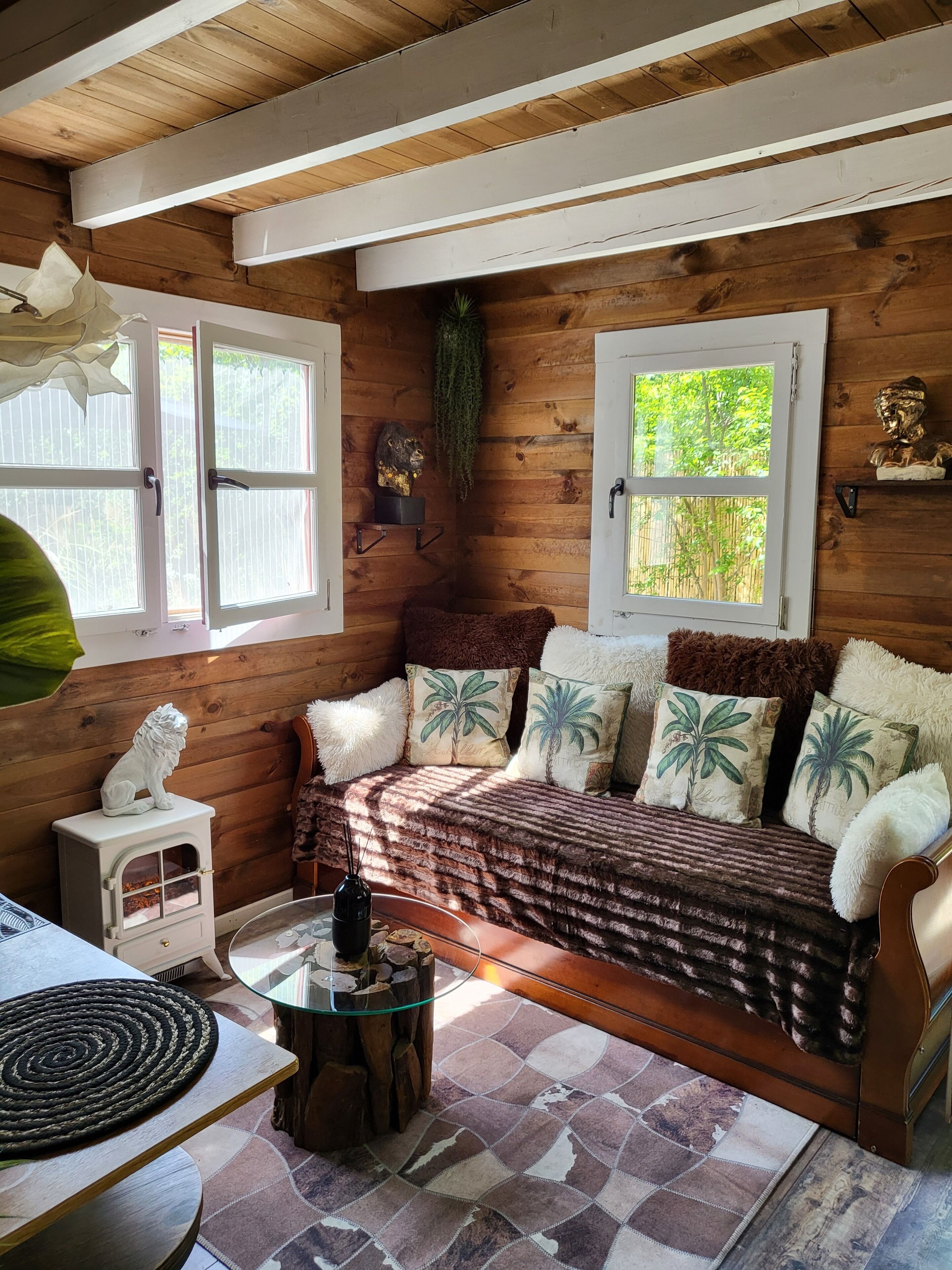 Televisor, taula de tennis de taula i videoteca 