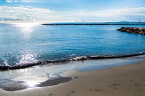 On the beach