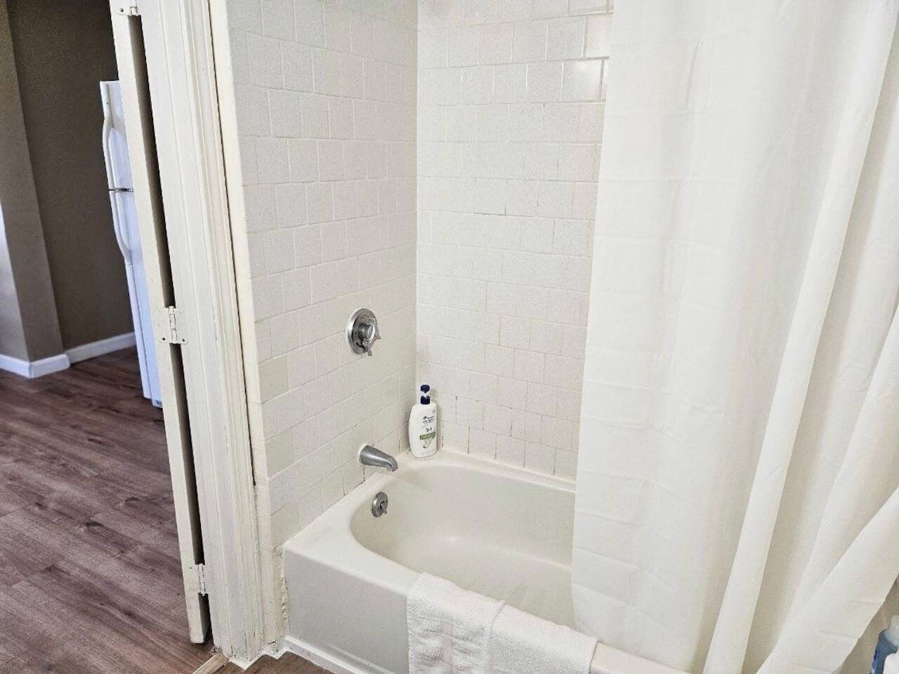 Bañera, toallas