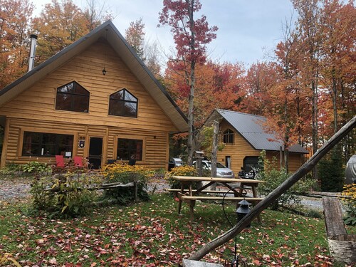 CHALET EN BOIS ROND