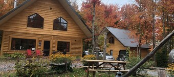 CHALET EN BOIS ROND