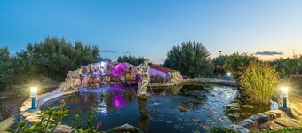 Large outdoor area, private pool and barbecue