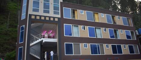 Fassade der Unterkunft