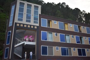 Fassade der Unterkunft