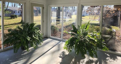 New listing! Private 3 bedroom 2 bath home with BEAUTIFUL sunroom!