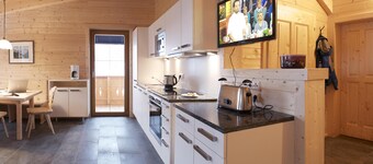Spacious apartment in a mountain village