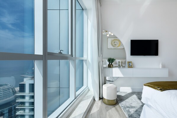 Comfort Apartment | View from room - Maison Privee - High-Floor Trendy Apt w/ Marina, Palm & Ocean Vws (Dubai)