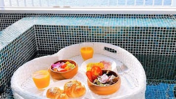 Baignoire relaxante profonde