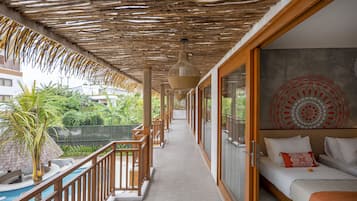 Canggu Twin Room | Setrika/meja setrika, Wi-Fi gratis, dan seprai linen