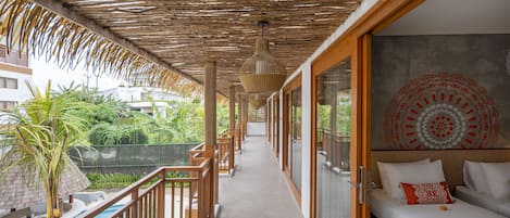 Canggu Twin Room | Iron/ironing board, free WiFi, bed sheets