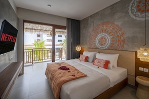 Een strijkplank/strijkijzer, gratis wifi, beddengoed