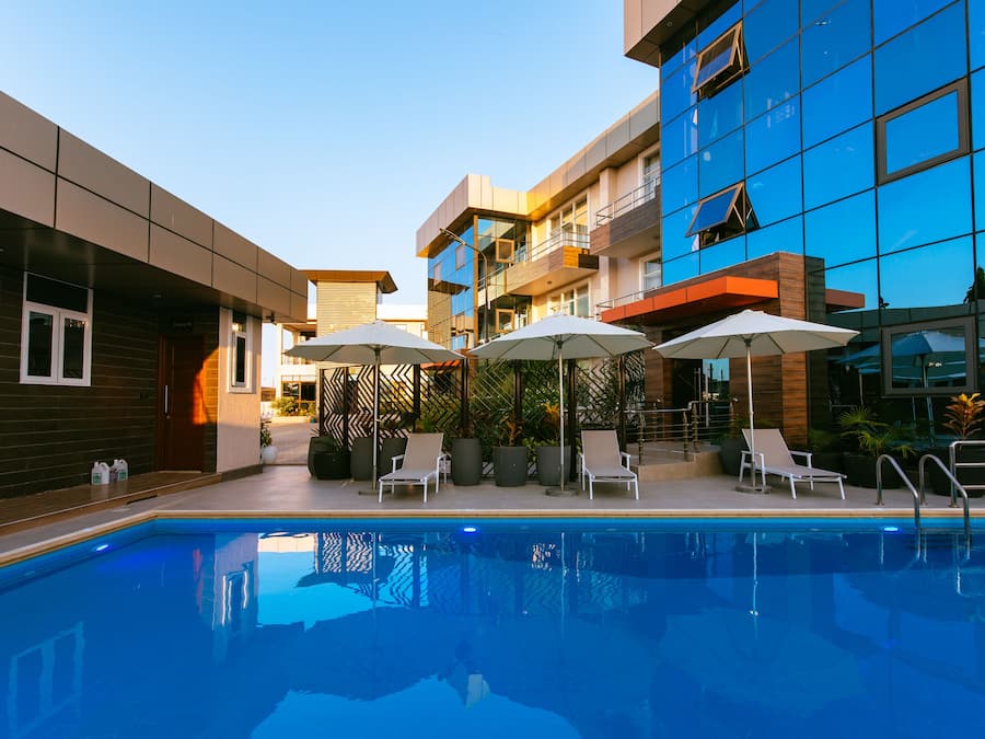 Fachada da propriedade