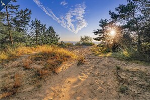 Tæt på stranden