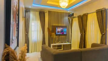 Quarto quádruplo | Área de estar