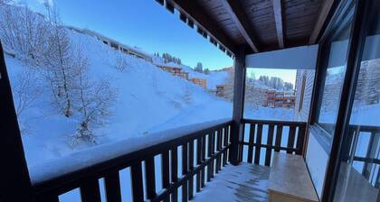 Studio Chaleureux Ă La Plagne, Balcon, PrĂšs des Pistes